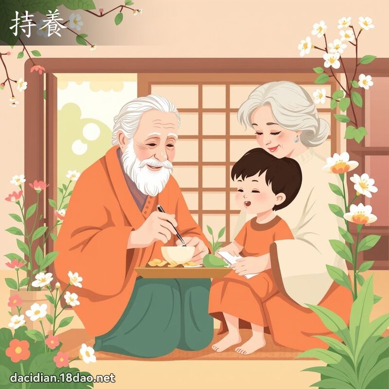 持养 - 国语大辞典配图