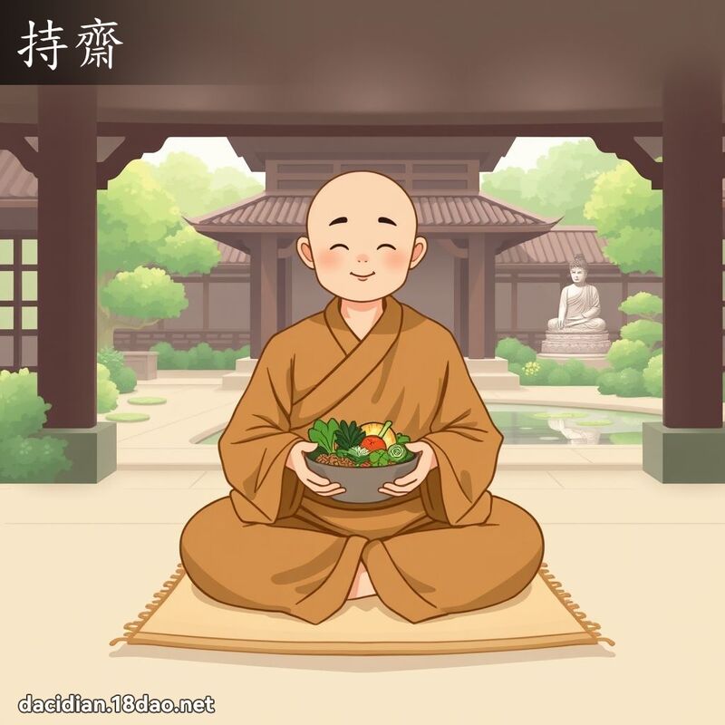 持斋 - 国语大辞典配图