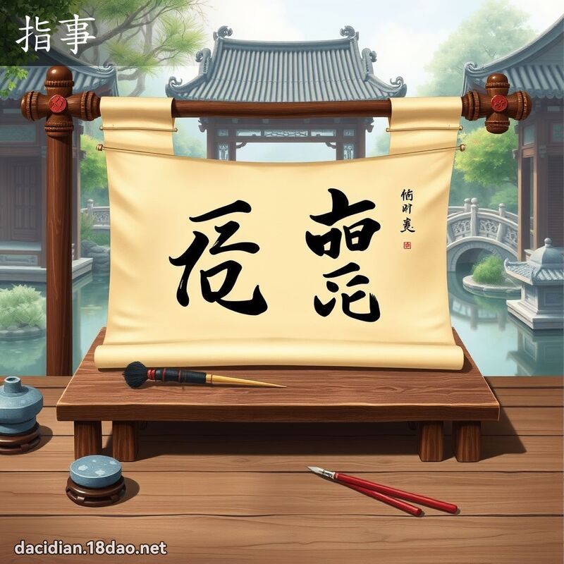 指事 - 國語大辭典配圖