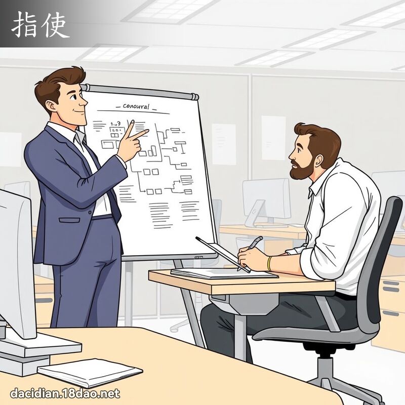 指使 - 国语大辞典配图