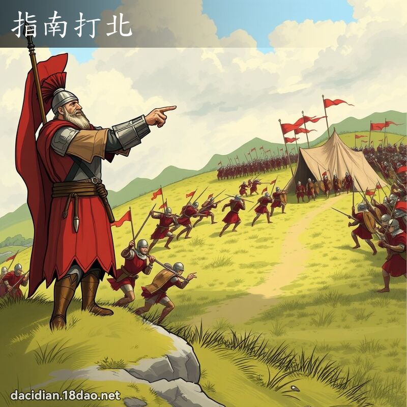 指南打北 - 國語大辭典配圖