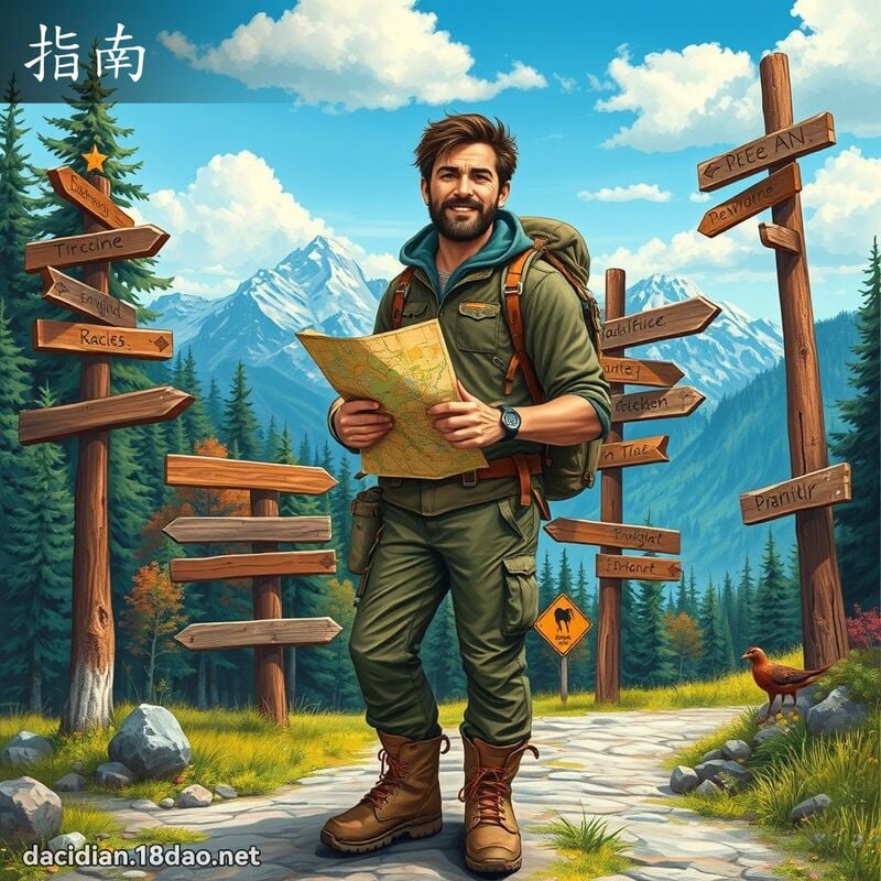 指南 - 国语大辞典配图