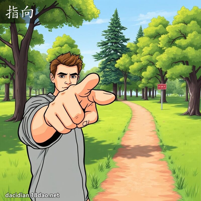 指向 - 國語大辭典配圖