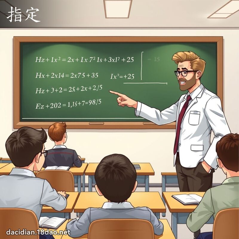 指定 - 國語大辭典配圖