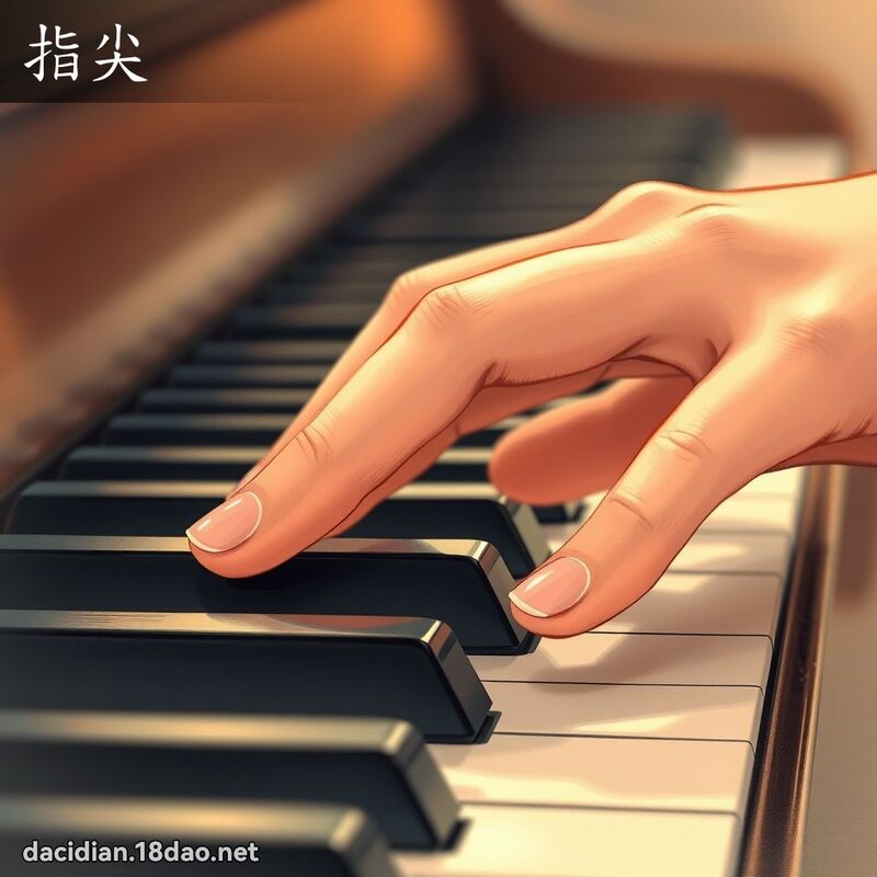 指尖 - 國語大辭典配圖