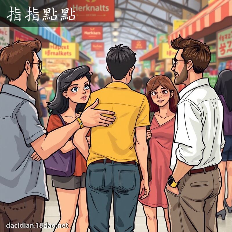 指指點點 - 國語大辭典配圖