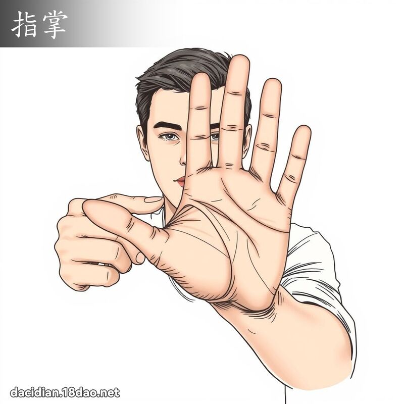 指掌 - 國語大辭典配圖