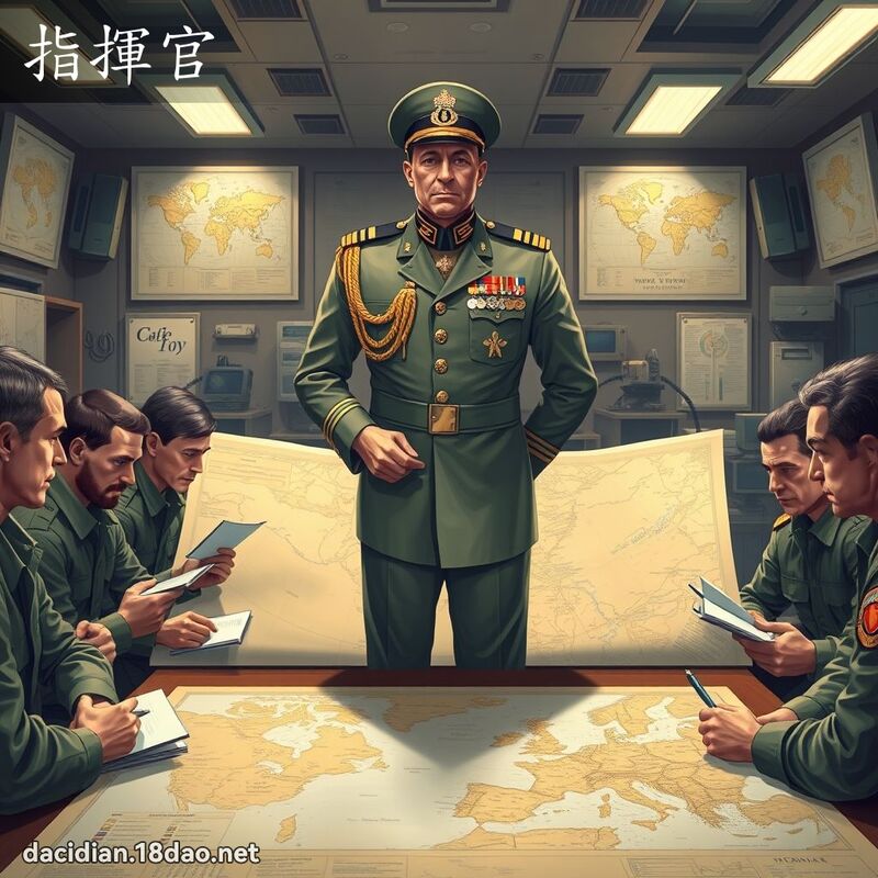 指揮官 - 國語大辭典配圖