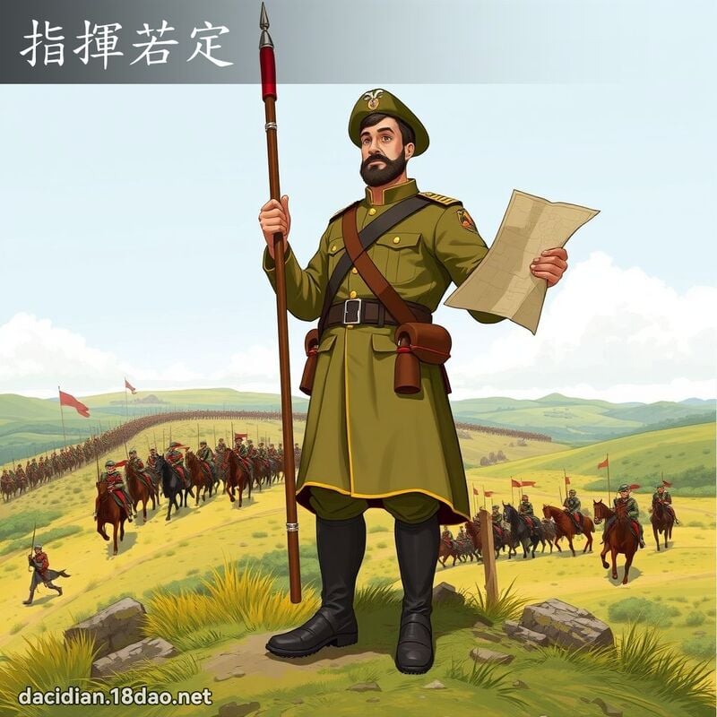 指挥若定 - 国语大辞典配图