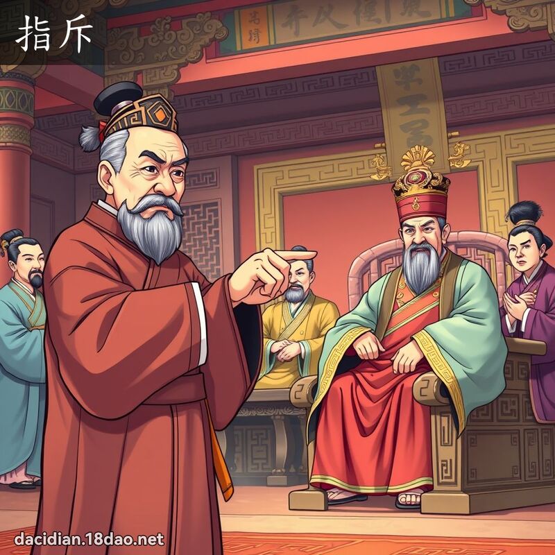 指斥 - 國語大辭典配圖