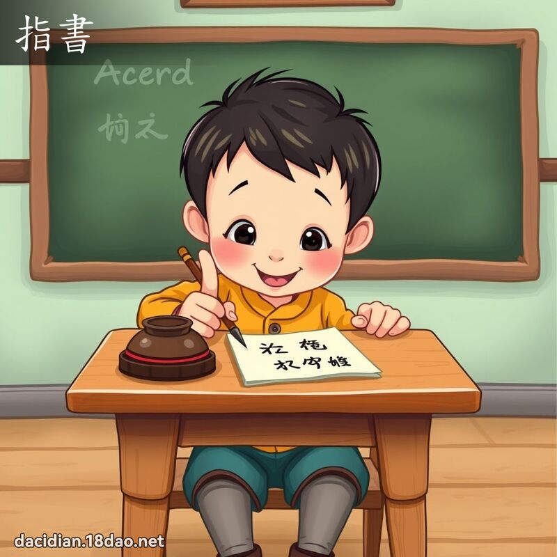 指書 - 國語大辭典配圖