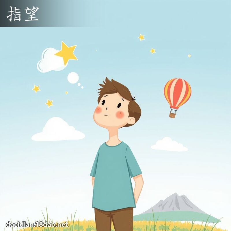 指望 - 國語大辭典配圖