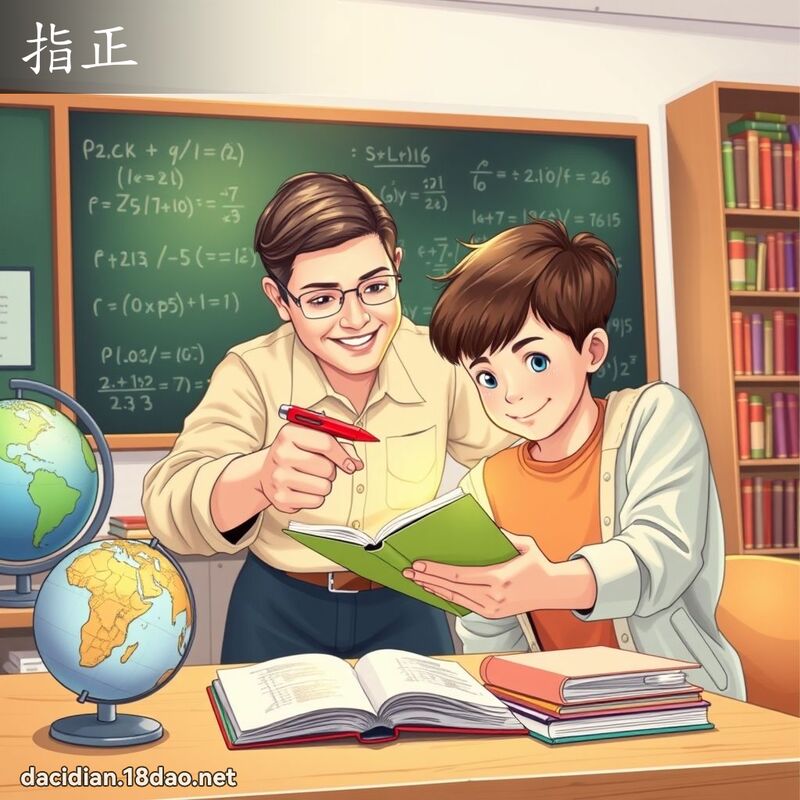 指正 - 國語大辭典配圖