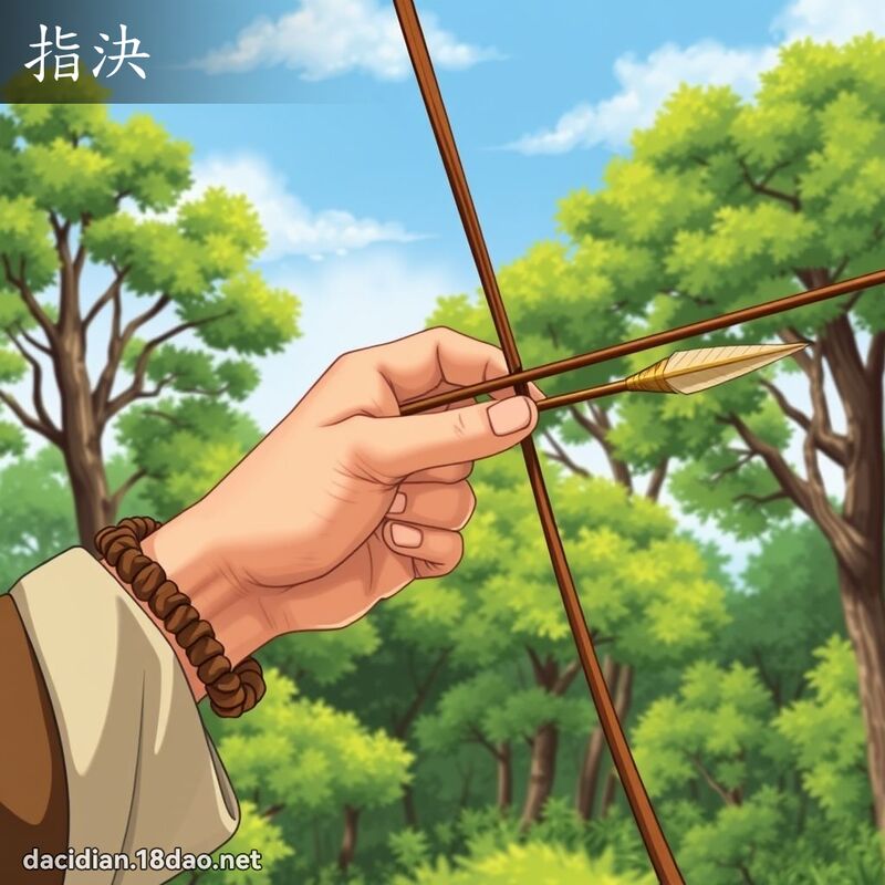 指決 - 國語大辭典配圖