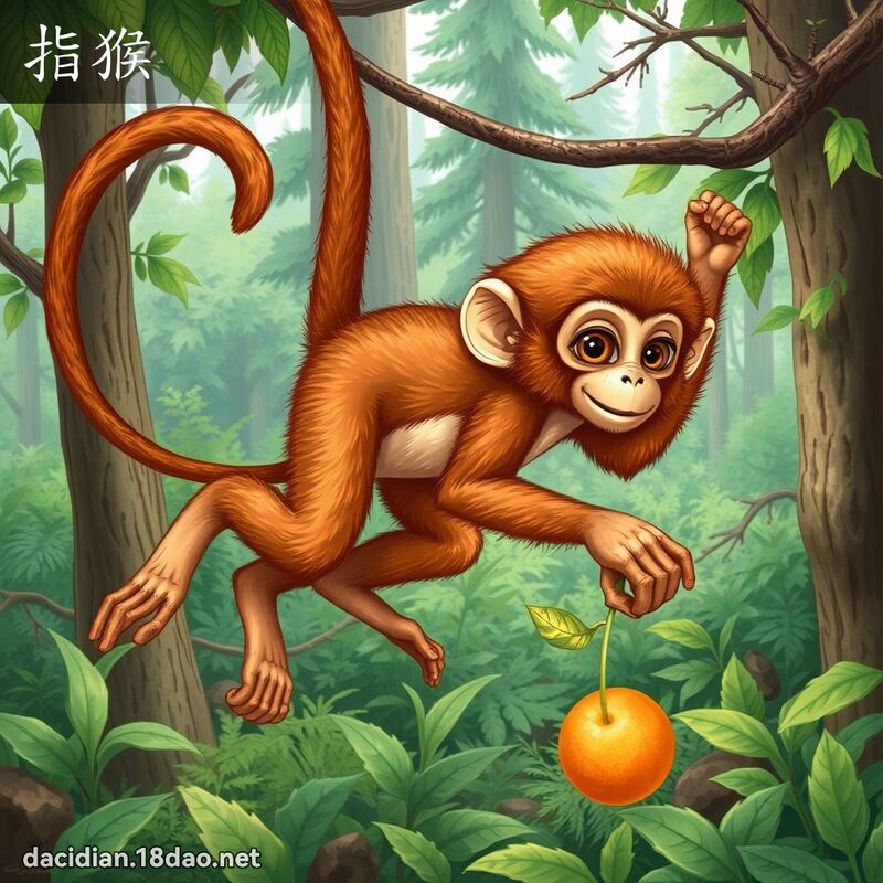 指猴 - 國語大辭典配圖