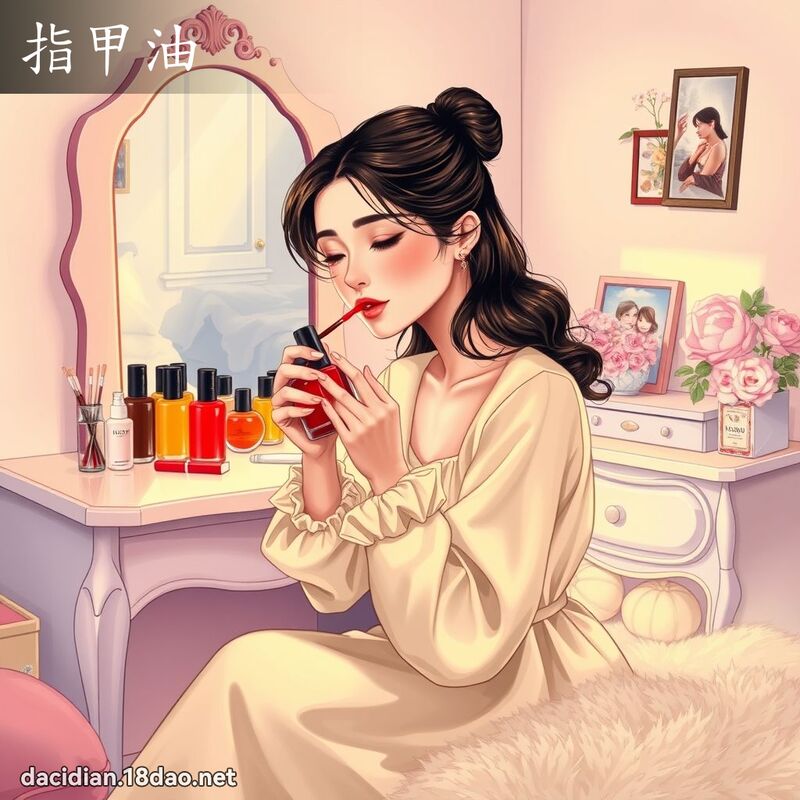 指甲油 - 國語大辭典配圖