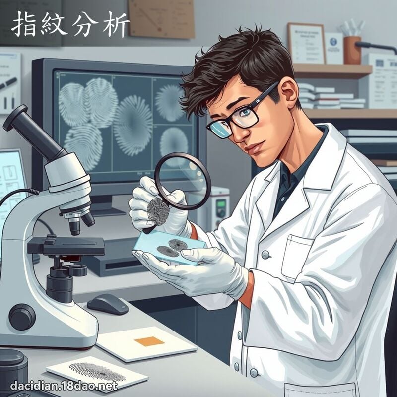 指紋分析 - 國語大辭典配圖