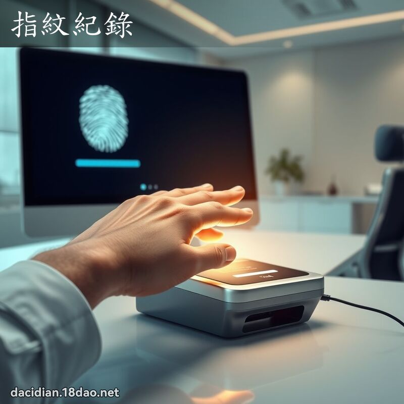 指纹纪录 - 国语大辞典配图