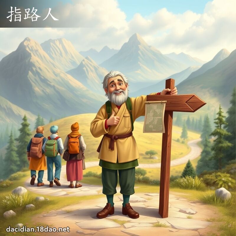 指路人 - 国语大辞典配图