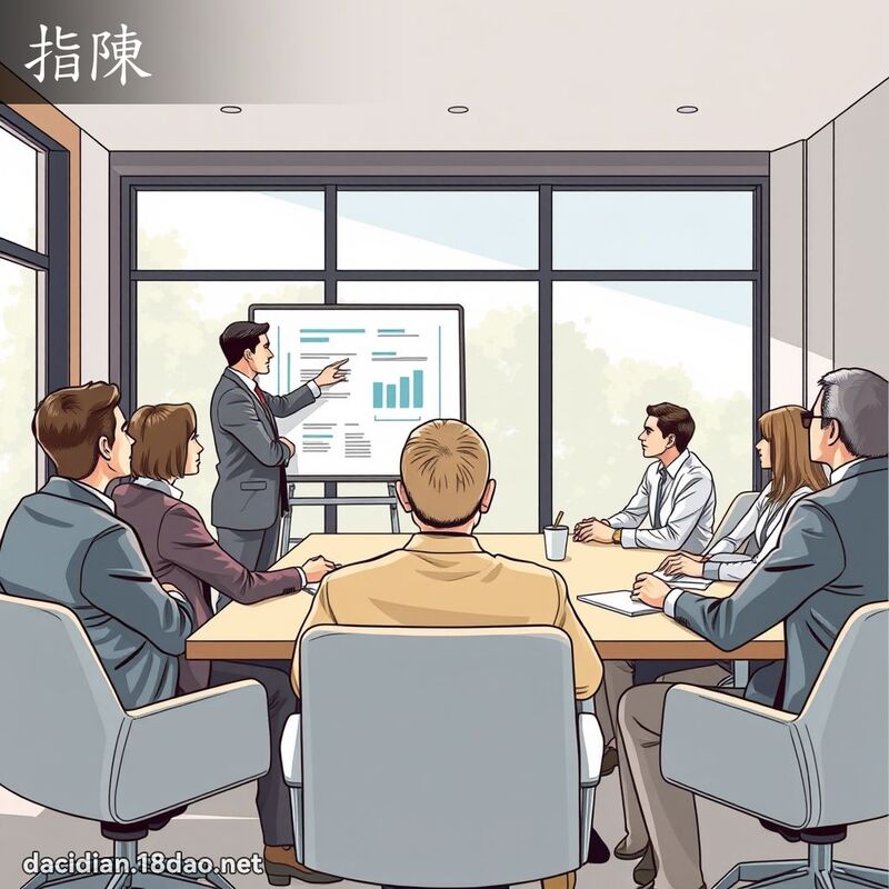 指陳 - 國語大辭典配圖