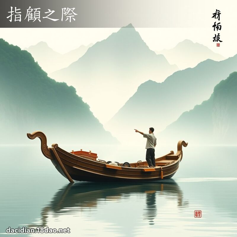 指顾之际 - 国语大辞典配图