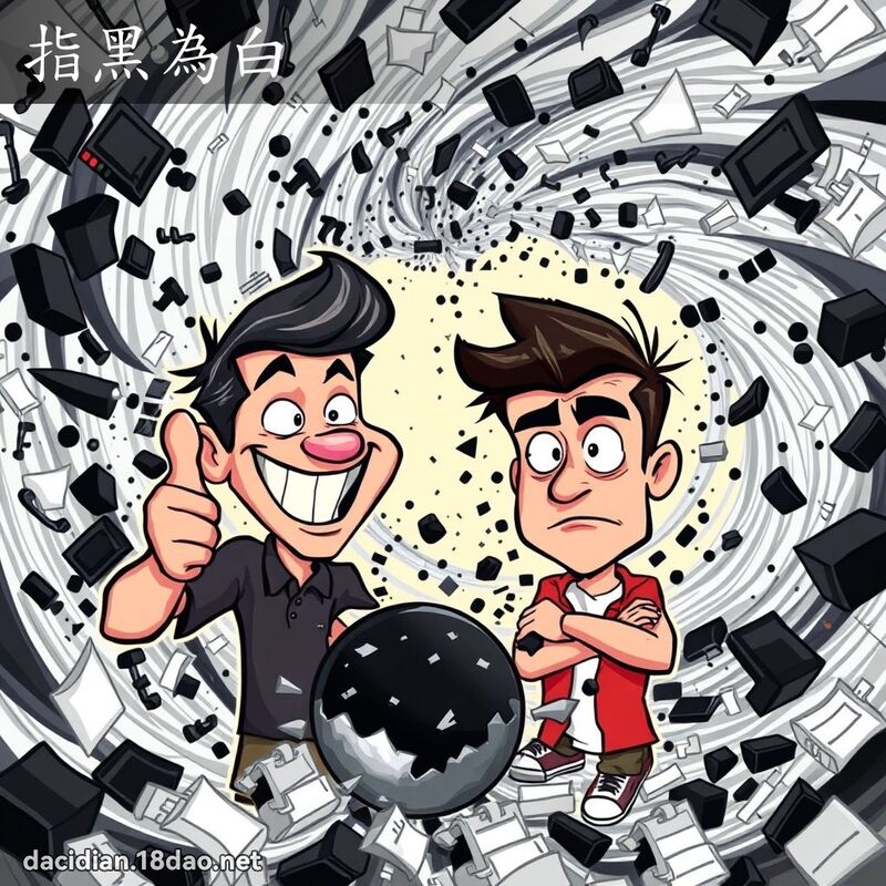 指黑为白 - 国语大辞典配图