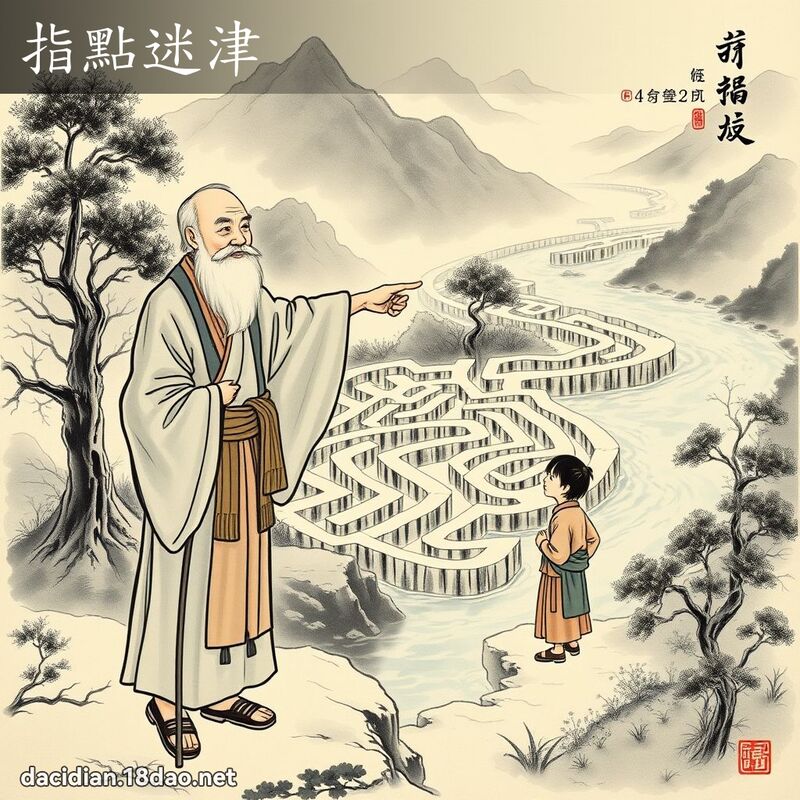 指點迷津 - 國語大辭典配圖