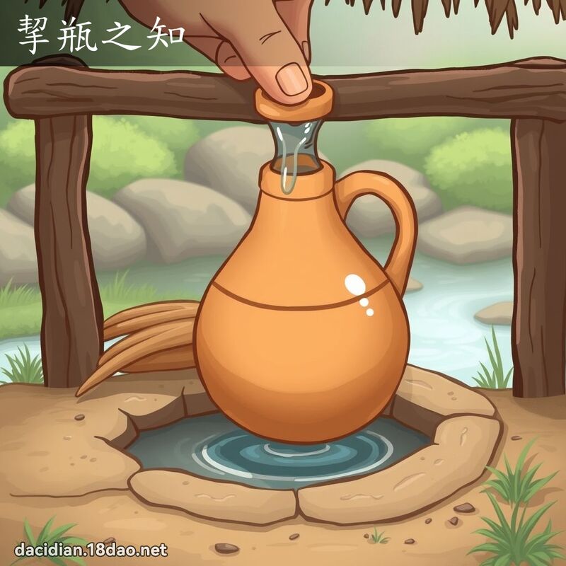 挈瓶之知 - 国语大辞典配图