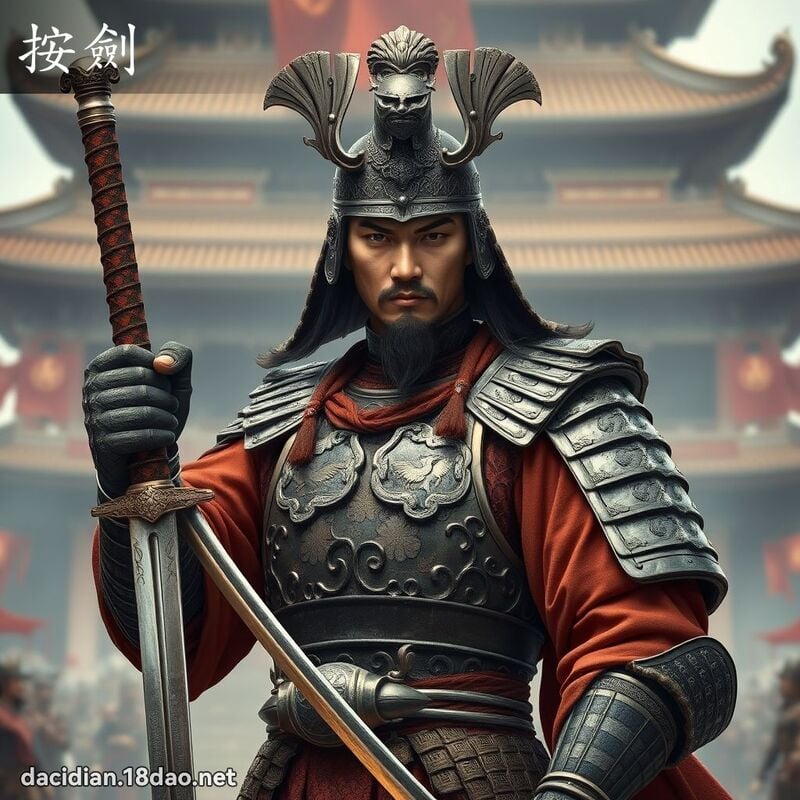 按劍 - 國語大辭典配圖