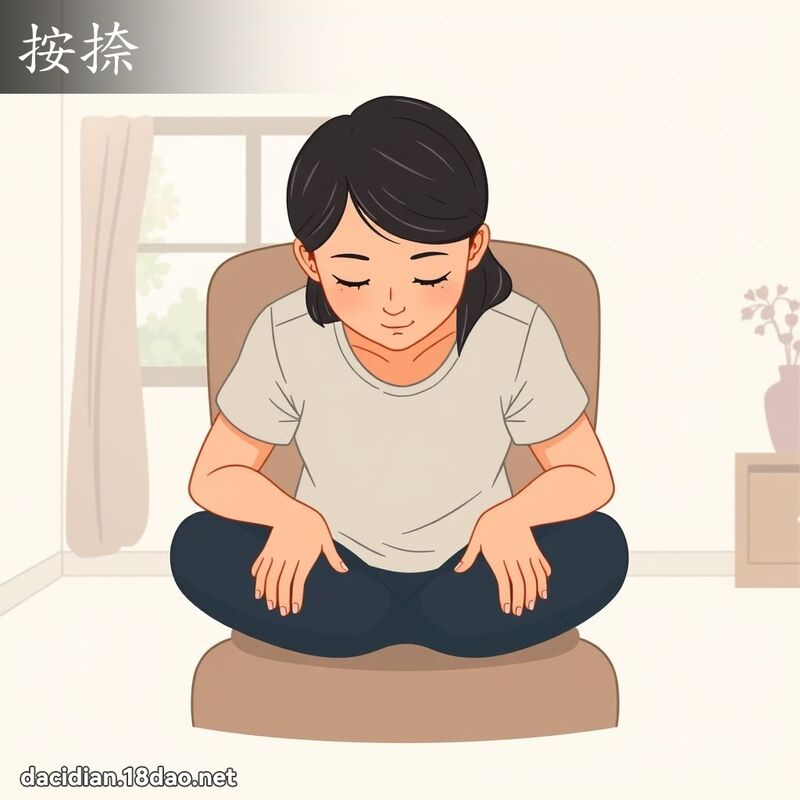 按捺 - 國語大辭典配圖
