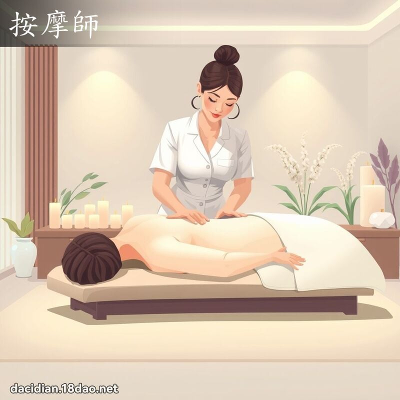 按摩师 - 国语大辞典配图