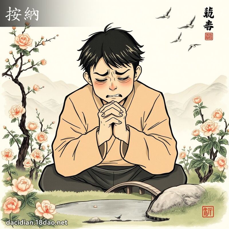 按納 - 國語大辭典配圖