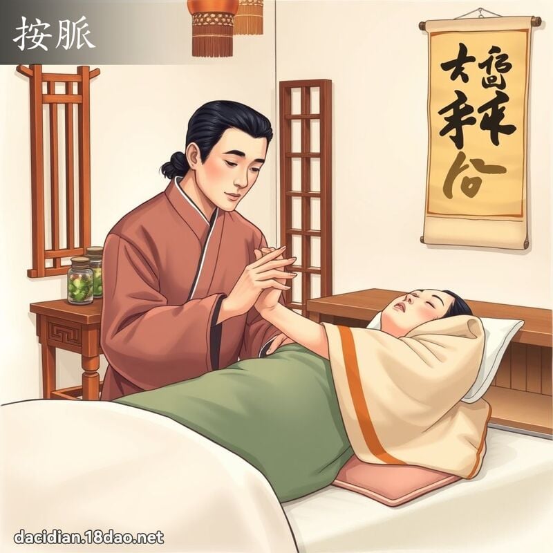 按脈 - 國語大辭典配圖