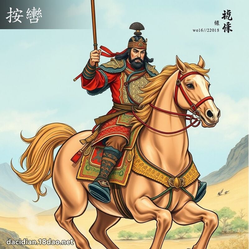 按轡 - 國語大辭典配圖