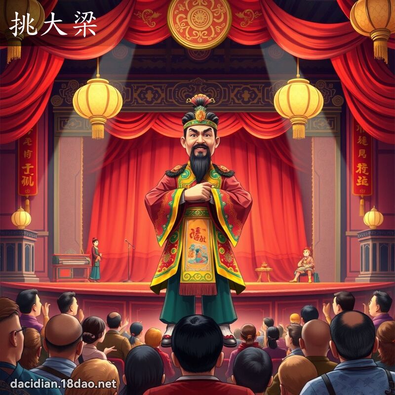 挑大梁 - 国语大辞典配图