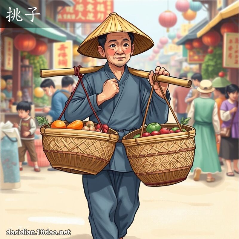 挑子 - 國語大辭典配圖