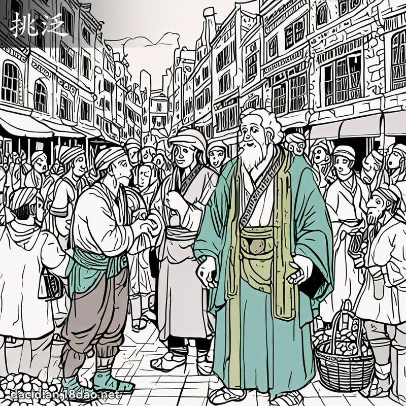 挑泛 - 国语大辞典配图