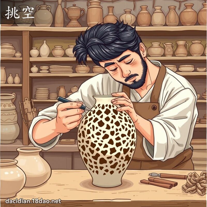挑空 - 国语大辞典配图