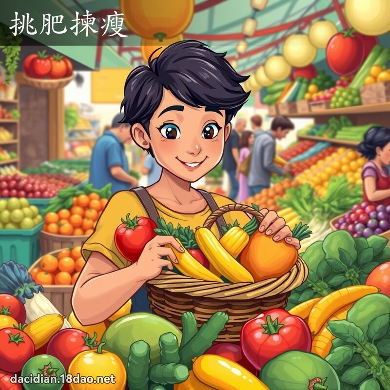 挑肥揀瘦 - 國語大辭典配圖