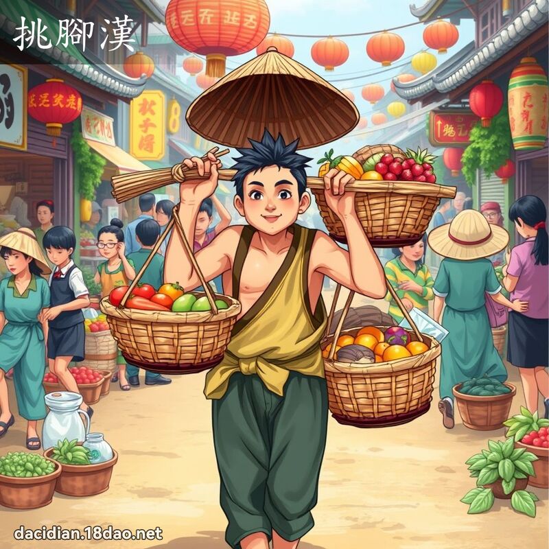 挑脚汉 - 国语大辞典配图