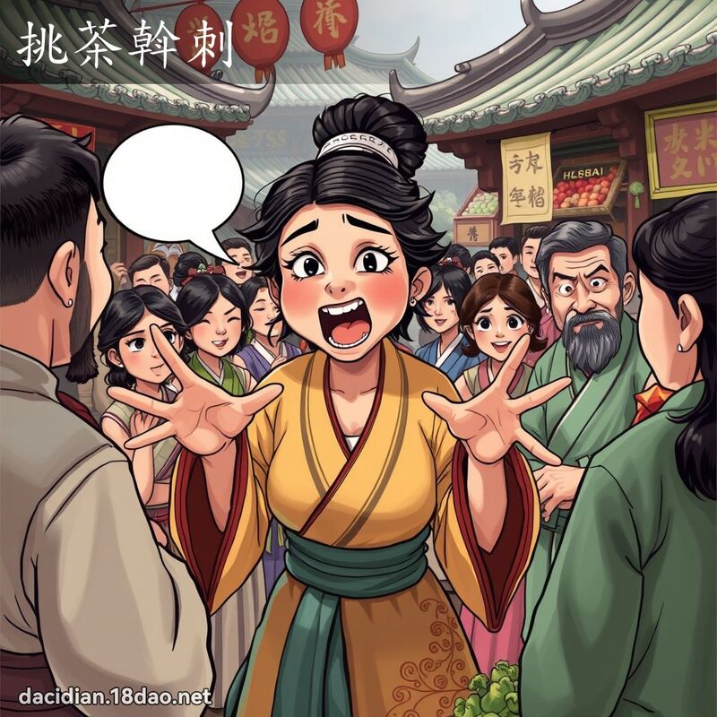 挑茶斡刺 - 國語大辭典配圖