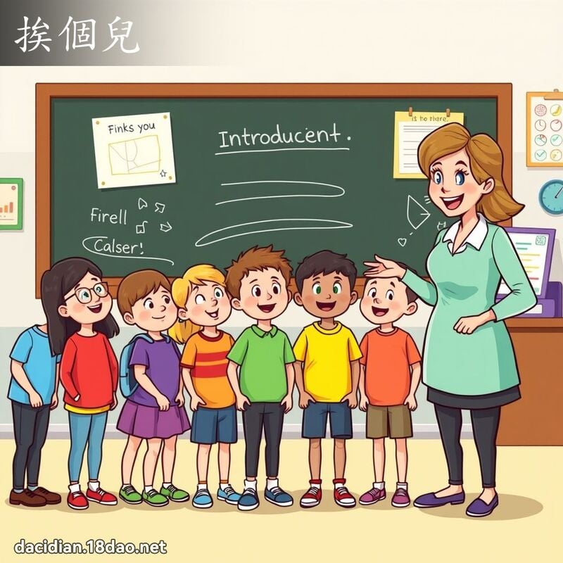 挨个儿 - 国语大辞典配图