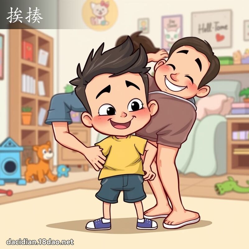 挨揍 - 国语大辞典配图