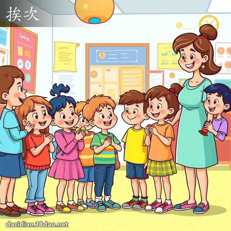 挨次 - 国语大辞典配图