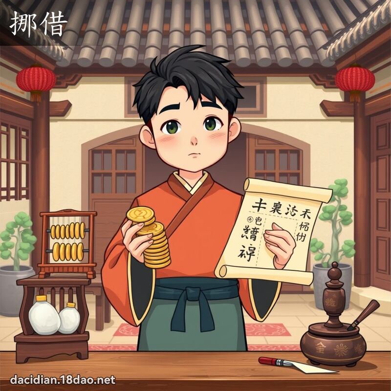 挪借 - 國語大辭典配圖