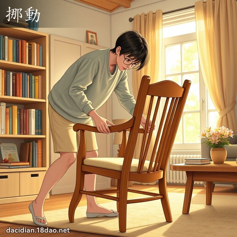 挪动 - 国语大辞典配图