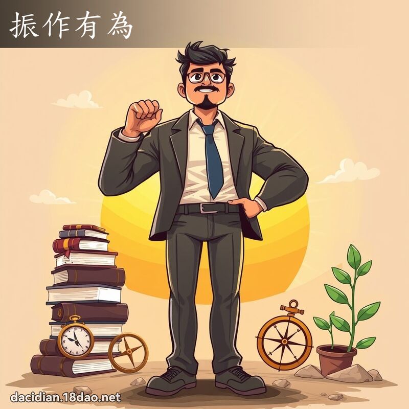 振作有為 - 國語大辭典配圖