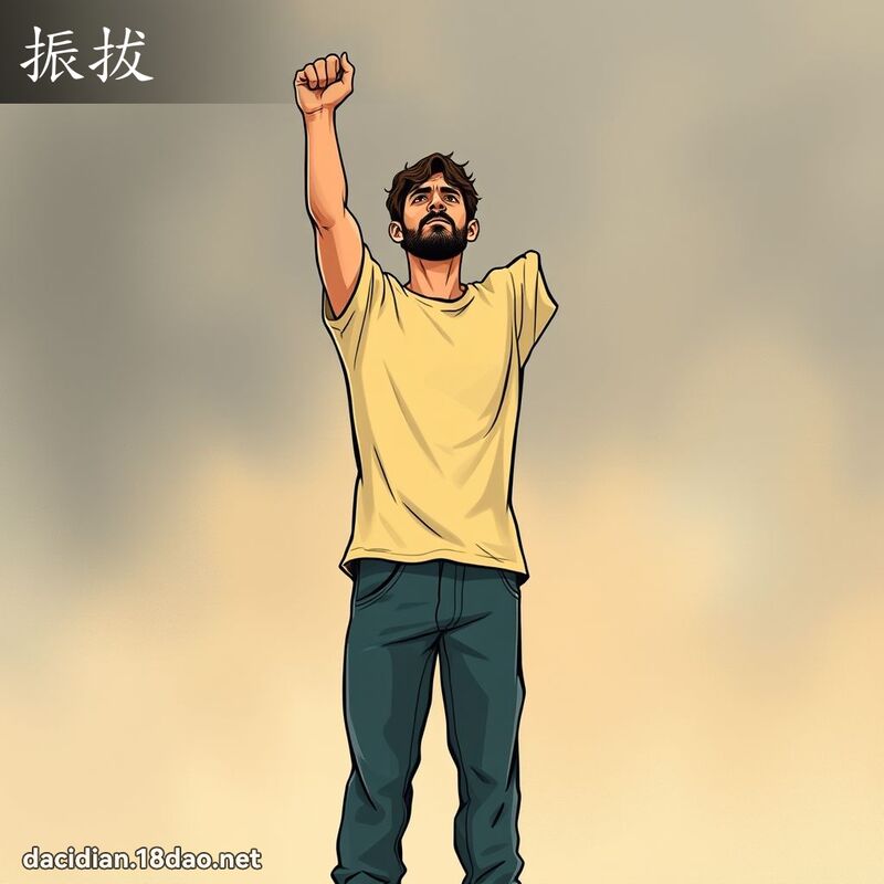 振拔 - 国语大辞典配图