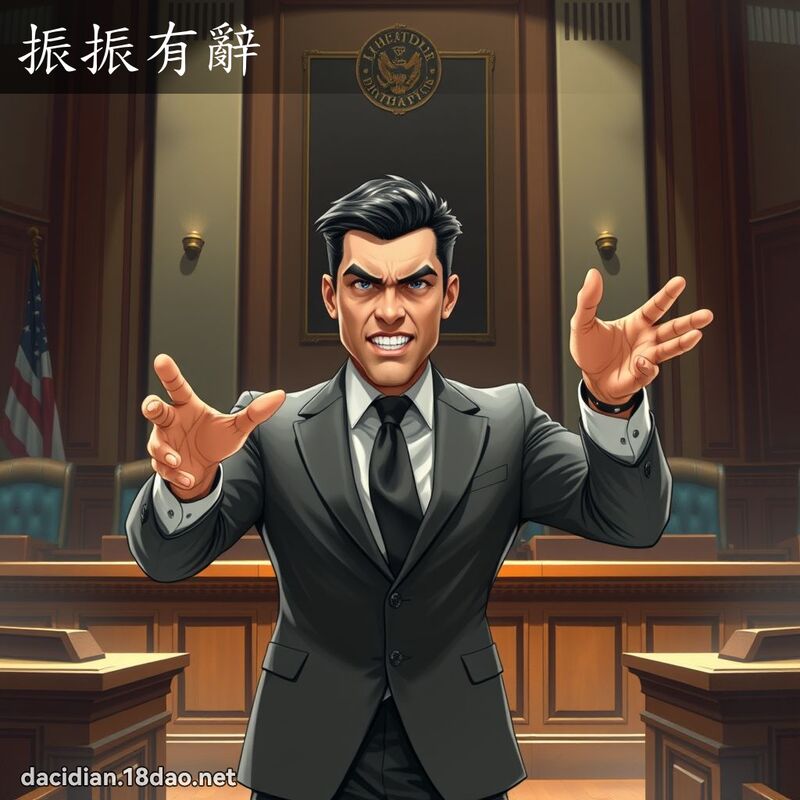 振振有辭 - 國語大辭典配圖
