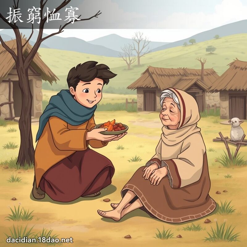振窮恤寡 - 國語大辭典配圖